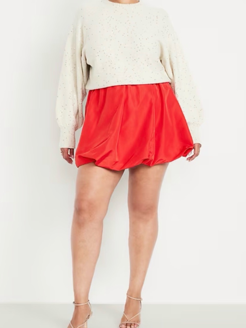 NWT Old Navy taffeta bubble mini skirt, size XXL